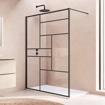 Paroi de douche Ronal Loft 73 noire