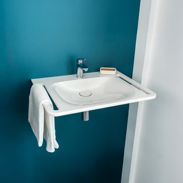 Lavabo plan de toilette PMR de la collection Derby Style par Vigour