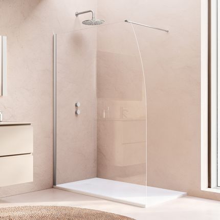 paroi de douche ronal voilier nickel brosse