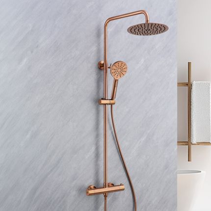 Colonne de douche Inox Line Aubade Creation or brossé