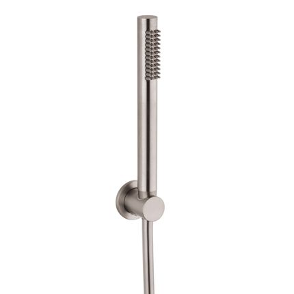Robinetterie douche Oaine one piece douchette avec support mural inox brosse