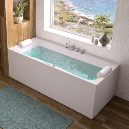 Baignoire balnéo Grandform Saphir 5 rectangle bi-matière