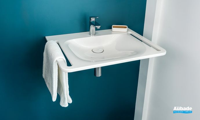 Lavabo plan de toilette PMR de la collection Derby Style par Vigour