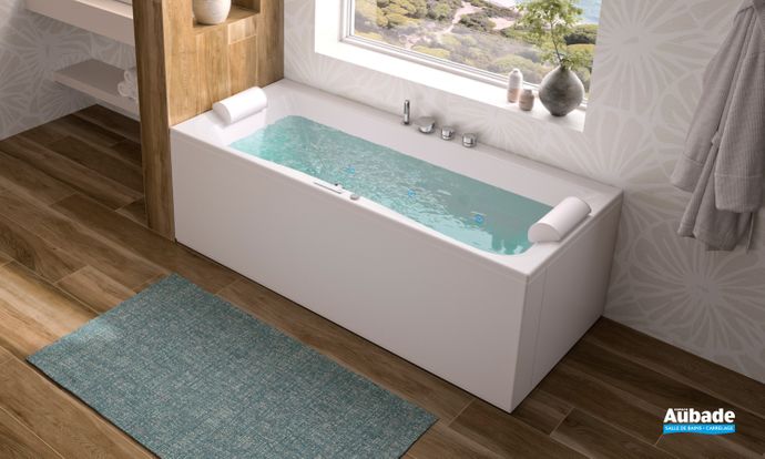 Baignoire balnéo Grandform Saphir 5 rectangle bi-matière