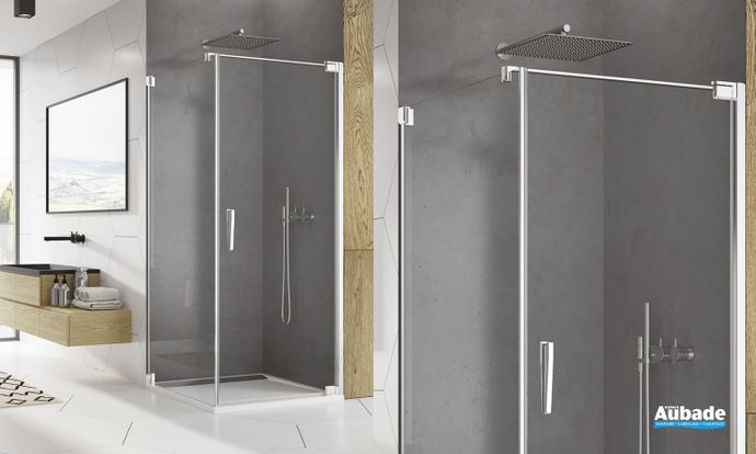 Paroi de douche SanSwiss Ophalys avec porte pivotante