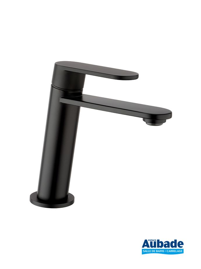 Robinetterie lavabo Paini capri medium noir mat