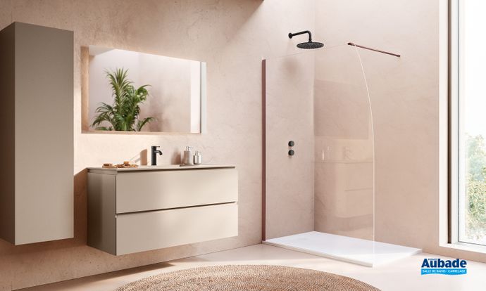 paroi de douche ronal voilier metal bordeaux