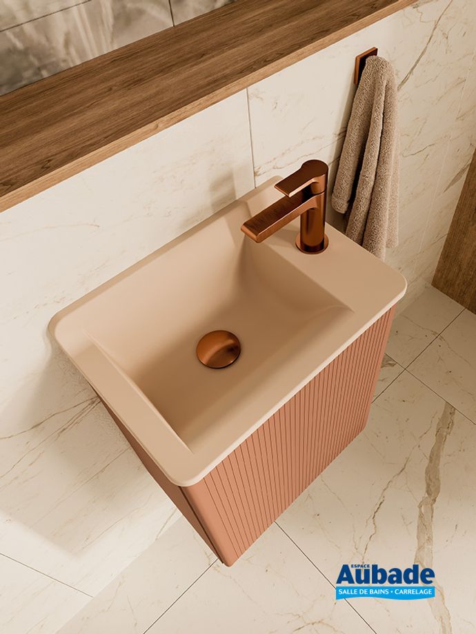 Lave mains Ambiance Bain siena vasque nude