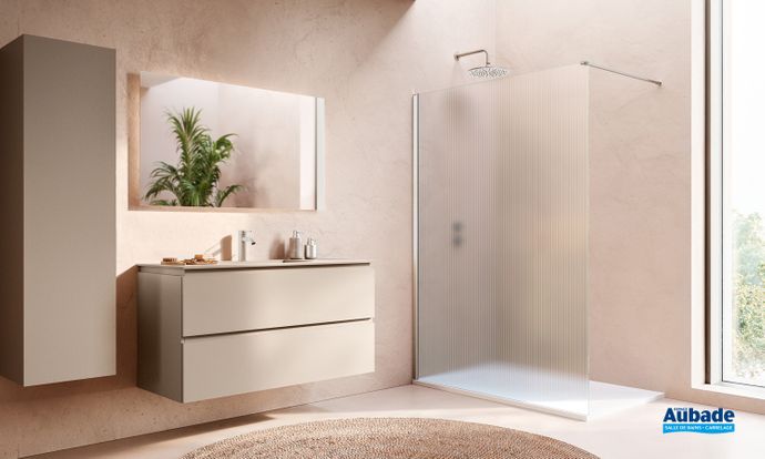 Walk-In-Lina - paroi de douche ronal cadura poli brillant