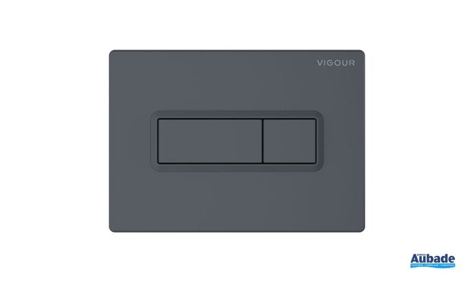 Plaque de commande SQUARE blanche de la collection Derby Style par Vigour