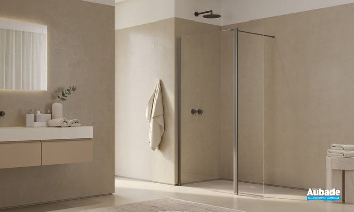 Paroi de douche Ronal Walk-In Easy 2.0 - Transparent