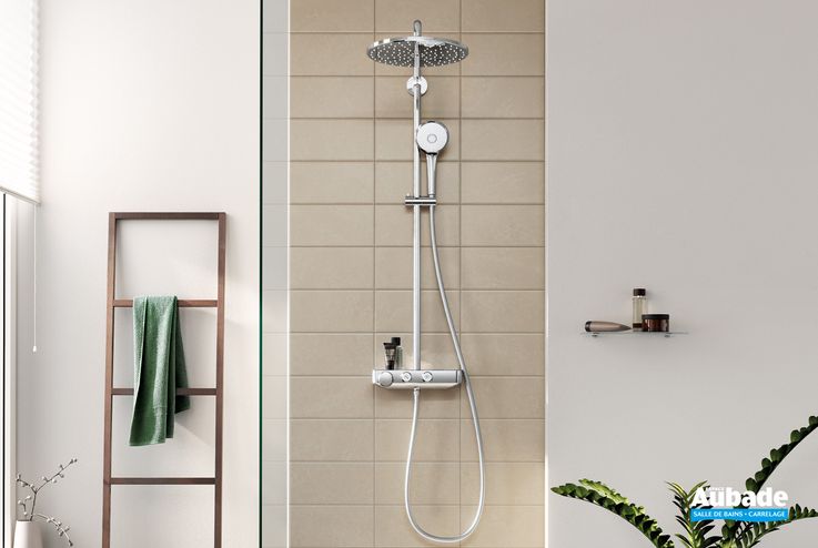 Colonne de douche thermostatique Ovata Ozanne