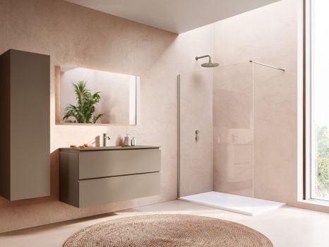 Paroi de douche Ronal Walk-In Easy 2.0 - Transparent