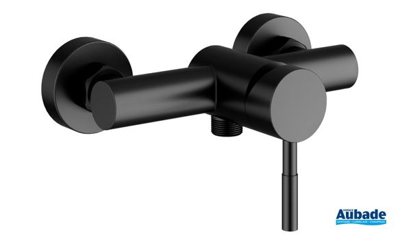 Robinetterie douche Inox Line Aubade Création noir mat
