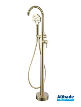 robinetterie bain douche aubade creation inox line sur pied 