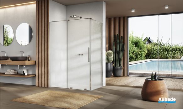 parois de douche plume porte coulissante