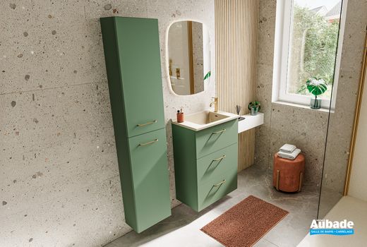 Meuble Ambiance Bain Linea 3 tiroirs 80m matcha