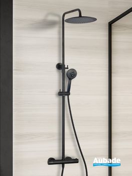 Colonne de douche Shower Line 2 Paini noir mat