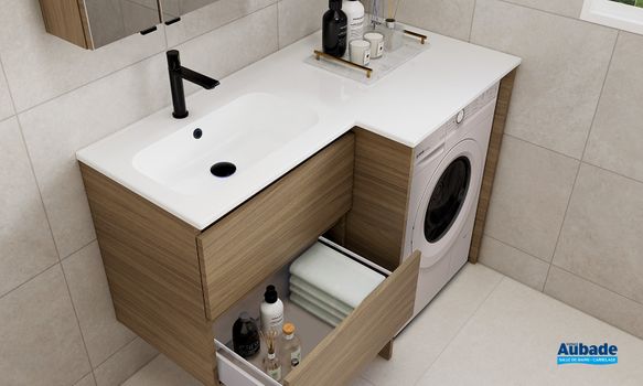 Meuble Cedam Laundry noyer americain